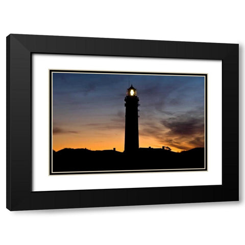 Horizont and Licht I Black Modern Wood Framed Art Print with Double Matting by Rossmeissl, Gerhard