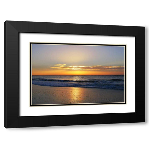 Horizont and Licht II Black Modern Wood Framed Art Print with Double Matting by Rossmeissl, Gerhard