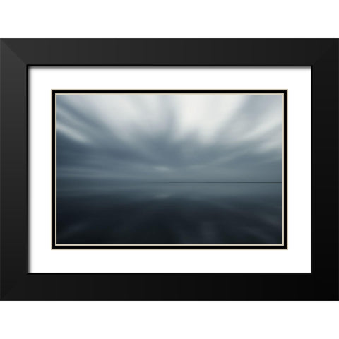 Horizont und Licht VI Black Modern Wood Framed Art Print with Double Matting by Rossmeissl, Gerhard