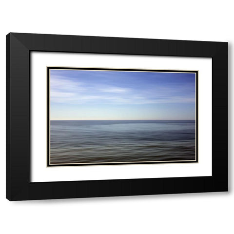 Horizont und Licht VII Black Modern Wood Framed Art Print with Double Matting by Rossmeissl, Gerhard