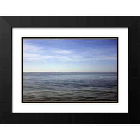 Horizont und Licht VII Black Modern Wood Framed Art Print with Double Matting by Rossmeissl, Gerhard
