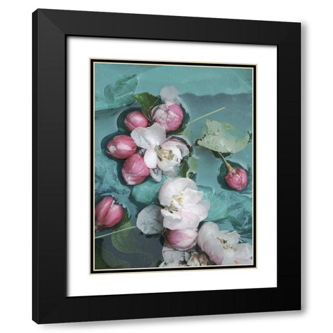 Blumenkunst Black Modern Wood Framed Art Print with Double Matting by Weissing, Gerd