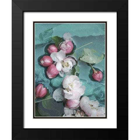 Blumenkunst Black Modern Wood Framed Art Print with Double Matting by Weissing, Gerd