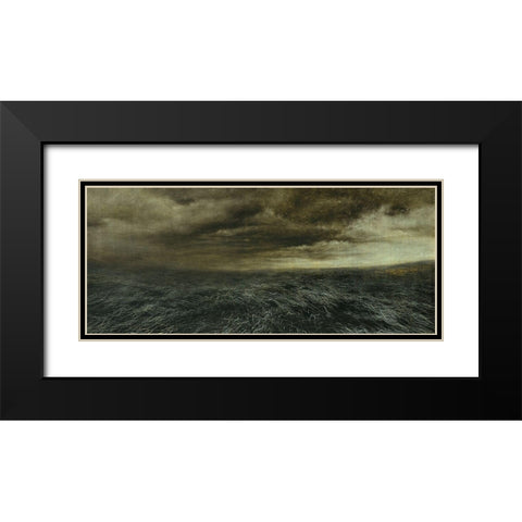 Ohne Titel 1514 Black Modern Wood Framed Art Print with Double Matting by Li, Heng