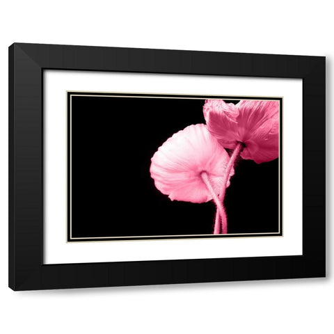 Umschlungen Black Modern Wood Framed Art Print with Double Matting by Riedt, Kirsten