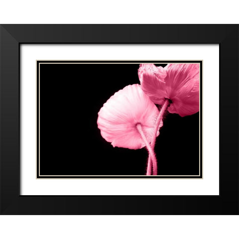 Umschlungen Black Modern Wood Framed Art Print with Double Matting by Riedt, Kirsten