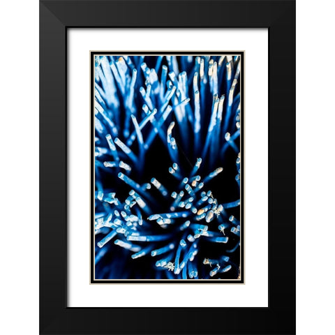 Hafen 2 Black Modern Wood Framed Art Print with Double Matting by Krause, Michael