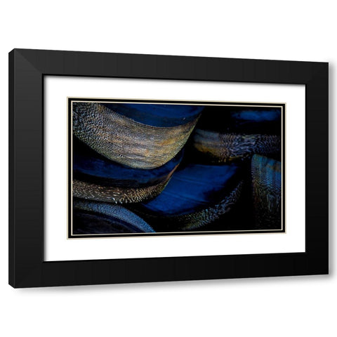 Hafen 3 Black Modern Wood Framed Art Print with Double Matting by Krause, Michael