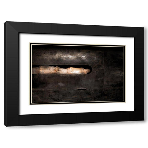 Torpedo Black Modern Wood Framed Art Print with Double Matting by Krause, Michael