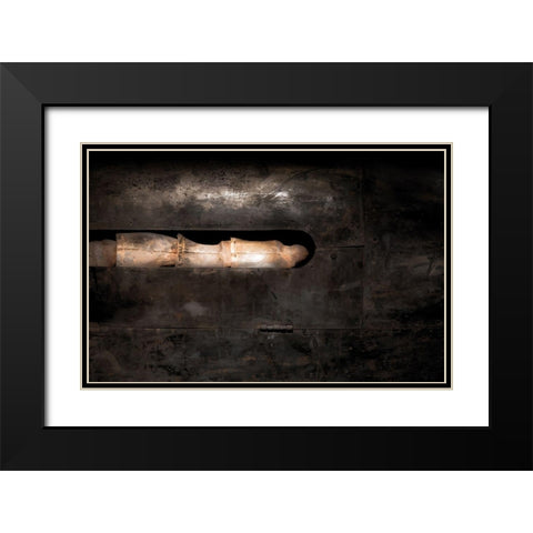 Torpedo Black Modern Wood Framed Art Print with Double Matting by Krause, Michael