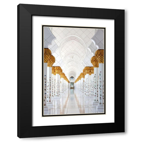 Durchsicht Black Modern Wood Framed Art Print with Double Matting by Pawlitzki, Micha