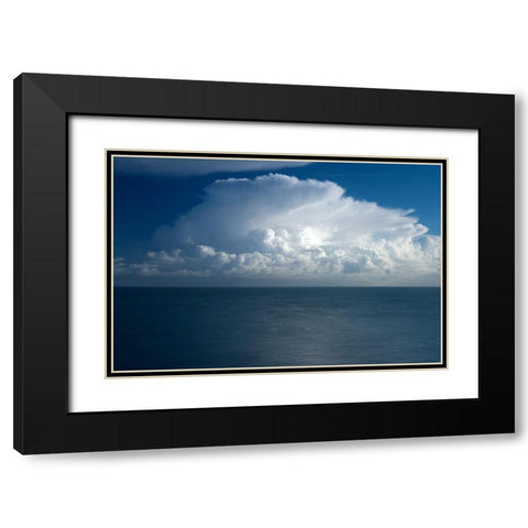 Wo der Wind das Meer berÃ¼hrt Black Modern Wood Framed Art Print with Double Matting by Pawlitzki, Micha