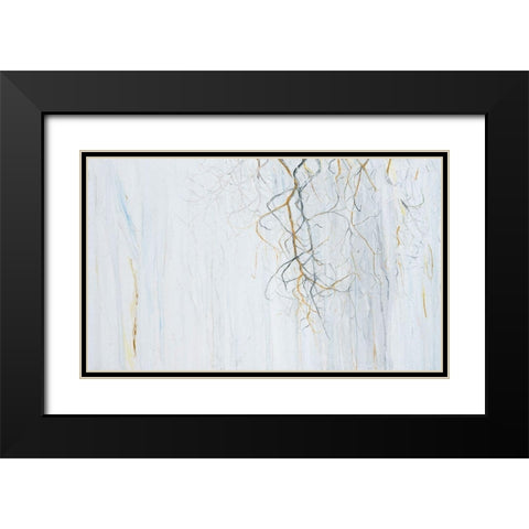 Radici 2  Black Modern Wood Framed Art Print with Double Matting by Capogrosso, Pietro