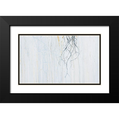 Radici 3  Black Modern Wood Framed Art Print with Double Matting by Capogrosso, Pietro