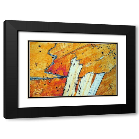 Natriumhydrogensulfat Black Modern Wood Framed Art Print with Double Matting by Juzak, Peter