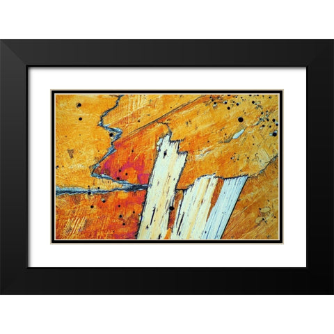 Natriumhydrogensulfat Black Modern Wood Framed Art Print with Double Matting by Juzak, Peter