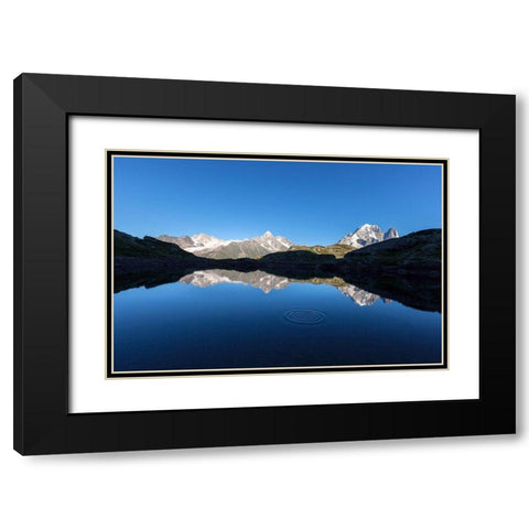 Les Drus Black Modern Wood Framed Art Print with Double Matting by Moiola, Roberto