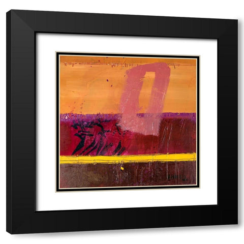 Memory of Japan II Black Modern Wood Framed Art Print with Double Matting by SÃ¼ess, Robert