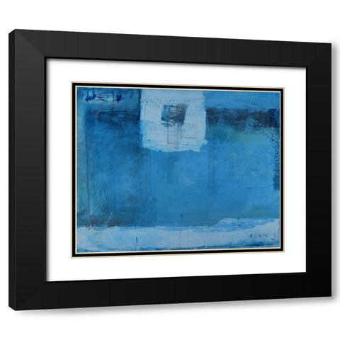 Seiltanz Black Modern Wood Framed Art Print with Double Matting by SÃ¼ess, Robert