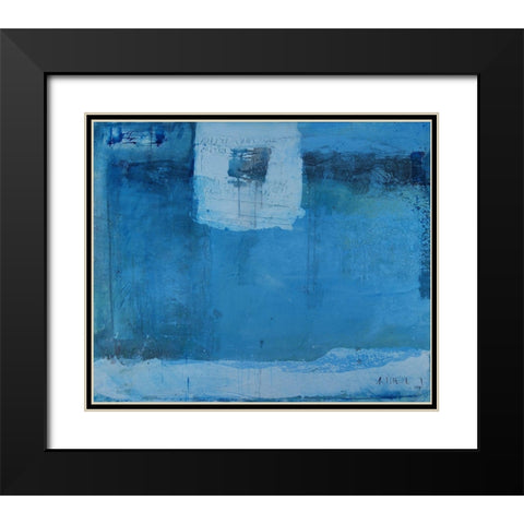 Seiltanz Black Modern Wood Framed Art Print with Double Matting by SÃ¼ess, Robert
