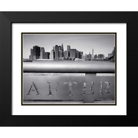 After Black Modern Wood Framed Art Print with Double Matting by Reis, Thomas