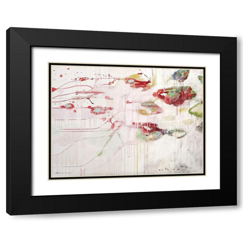 Wasserspiel 1 Black Modern Wood Framed Art Print with Double Matting by Endress, Sabine
