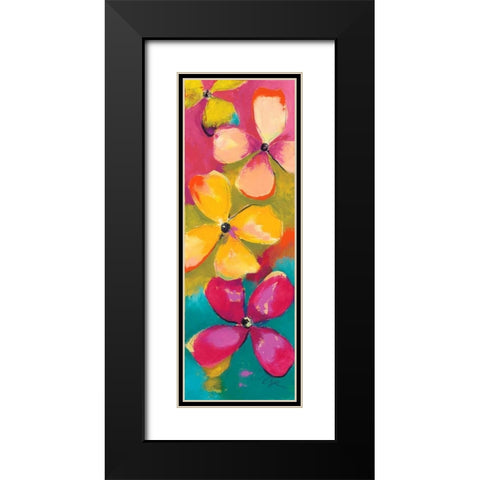 Melody II Black Modern Wood Framed Art Print with Double Matting by Strunk, Anne L.