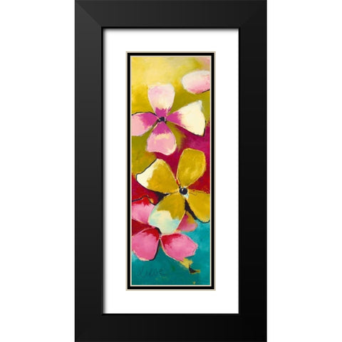 Melody I Black Modern Wood Framed Art Print with Double Matting by Strunk, Anne L.
