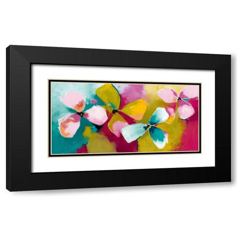 Melody III Black Modern Wood Framed Art Print with Double Matting by Strunk, Anne L.