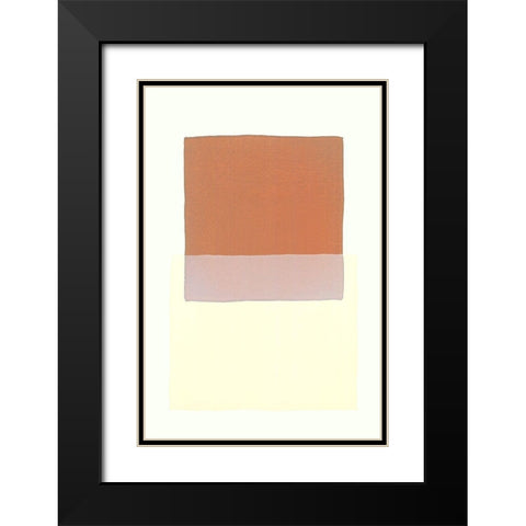 Color Code 7 Black Modern Wood Framed Art Print with Double Matting by Maier, Werner