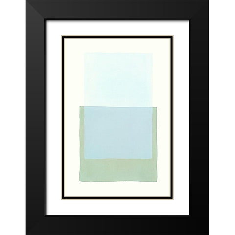 Color Code 11 Black Modern Wood Framed Art Print with Double Matting by Maier, Werner