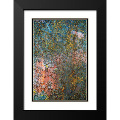 Ships Rust Black Modern Wood Framed Art Print with Double Matting by Stalowy, John