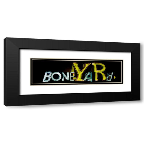 Boneyard Black Modern Wood Framed Art Print with Double Matting by Stalowy, John