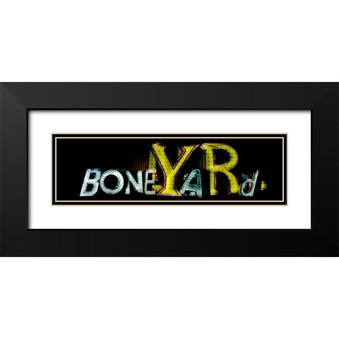 Boneyard Black Modern Wood Framed Art Print with Double Matting by Stalowy, John