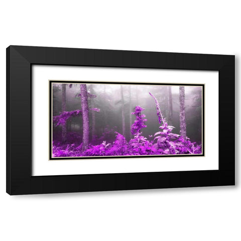 Lilac forest 810 Black Modern Wood Framed Art Print with Double Matting by Palacios, J.A.