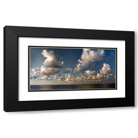 Sea 816 Black Modern Wood Framed Art Print with Double Matting by Palacios, J.A.