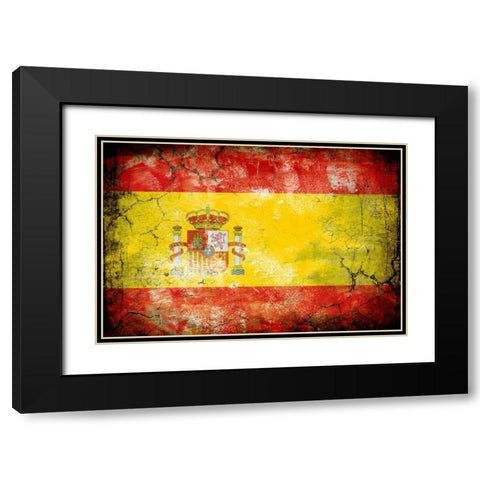 Spain 1 Black Modern Wood Framed Art Print with Double Matting by Robins, John H.
