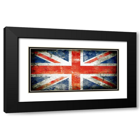 UK 1 Black Modern Wood Framed Art Print with Double Matting by Robins, John H.