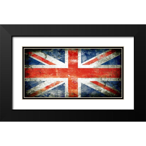 UK 1 Black Modern Wood Framed Art Print with Double Matting by Robins, John H.