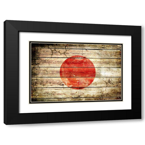 Japan 2 Black Modern Wood Framed Art Print with Double Matting by Robins, John H.