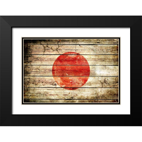 Japan 2 Black Modern Wood Framed Art Print with Double Matting by Robins, John H.
