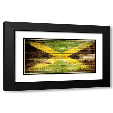 Jamaica 2 Black Modern Wood Framed Art Print with Double Matting by Robins, John H.