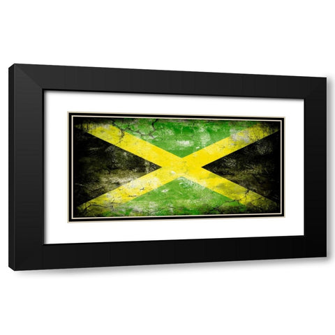 Jamaica 1 Black Modern Wood Framed Art Print with Double Matting by Robins, John H.