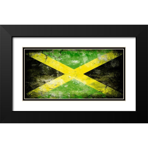 Jamaica 1 Black Modern Wood Framed Art Print with Double Matting by Robins, John H.