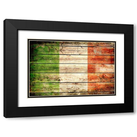 Italy 2 Black Modern Wood Framed Art Print with Double Matting by Robins, John H.