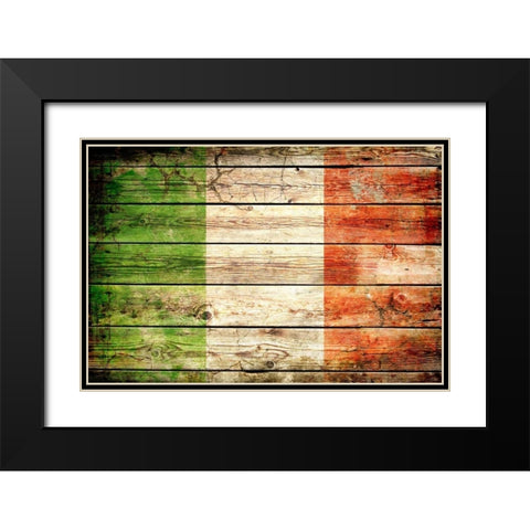 Italy 2 Black Modern Wood Framed Art Print with Double Matting by Robins, John H.