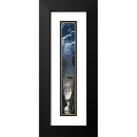 Way to the Heaven Black Modern Wood Framed Art Print with Double Matting by Martin, Jose Luis