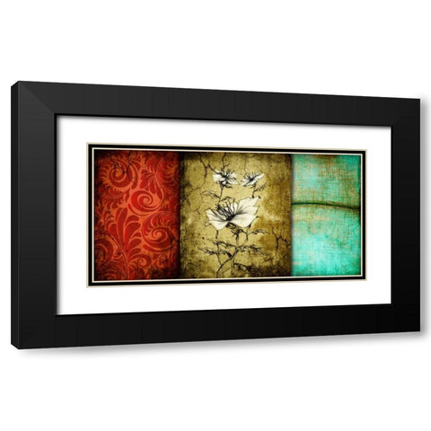 Luxury II Black Modern Wood Framed Art Print with Double Matting by Willow, Susan P.