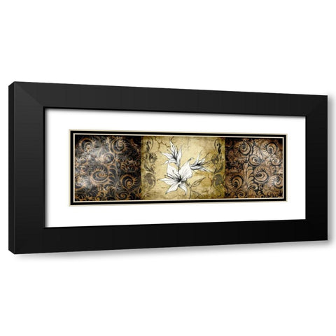 Brown Vintage Black Modern Wood Framed Art Print with Double Matting by Willow, Susan P.
