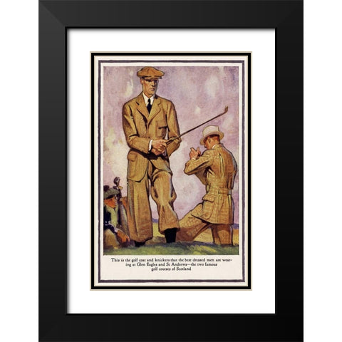 Baskins Fashions II Black Modern Wood Framed Art Print with Double Matting by Unknown